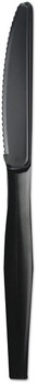 Boardwalk® Heavyweight Polypropylene Cutlery Knife. Black. 1000/carton.