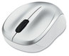 A Picture of product VER-99777 Verbatim Silent Wireless Blue LED Mouse 2.4 GHz Frequency/32.8 ft Range, Left/Right Hand Use, Silver