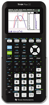 Texas Instruments TI-84 Plus CE Programmable Color Graphing Calculator 10-Digit LCD, Black