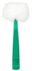 A Picture of product 966-642 Duralon Toilet Bowl Mop. Green. 4.5" mop head. 12" L plastic handle. Acid-resistant polypropylene strands. ** MIN ORDER QTY IS 100 EACH **