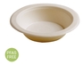 A Picture of product FIS-43RB16 Conserveware Round Bagasse Bowls. 16 oz. 7 in. 1000 bowls/case.