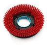 A Picture of product TNT-1263461 Tennant i-MOP LITE Hard Bristle Brush. Red. 2 brushes/case.