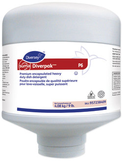 Diversey™ Suma® Diverpak™ Premium Encapsulated Heavy-Duty Dish Detergent 9 lb Capsule