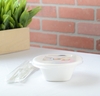 A Picture of product FIS-42RSBFL16PP 5.5" FLAT LID FOR 16 OZ. ROUND BOWL SQ BOTTOM