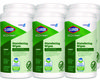 A Picture of product CLO-60605 Clorox® CloroxPro® EcoClean™ Disinfecting Wipes. 1-Ply. 8 X 7 in. White. Unscented. 6 canisters/carton.