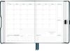 A Picture of product AAG-FD20020 AT-A-GLANCE® Foundation Undated Weekly/Monthly Planner 8.5" x 6.75", Blue Cover, 12-Month: