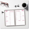 A Picture of product RED-CB75VBLK Brownline® DuraFlex Weekly Planner 8 x 5, Black Cover, 12-Month (Jan to Dec): 2025