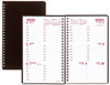 A Picture of product RED-CB75VBLK Brownline® DuraFlex Weekly Planner 8 x 5, Black Cover, 12-Month (Jan to Dec): 2025