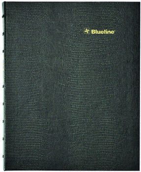 Blueline® Plan & Link™ Monthly Planner and 9.25" x 7.25", Black Cover, 16-Months: Sept 2024 to Dec 2025