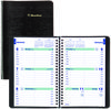 A Picture of product RED-C507581T Blueline® Plan & Link™ Weekly Planner and 8" x 5", Black Cover, 12-Month (Jan to Dec): 2025