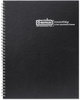 A Picture of product HOD-262092 House of Doolittle™ Monthly Hard Cover Planner Two-Year 11 x 8.5, Black 24-Month: Jan 2025 to Dec 2026