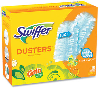 Swiffer® Dusters Refill Dust Lock Fiber, Blue, Gain Original Scent, 18/Pack