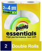 A Picture of product PGC-14019 Bounty® Essentials Select-A-Size Kitchen Roll Paper Towels. 2-Ply. White. 108 sheets/roll, 2 rolls/pack, 8 packs/carton.