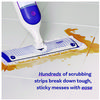 A Picture of product PGC-08188 Swiffer® PowerMop Mopping Pads 5.3 x 15.4, White/Purple, 5 Pads/Box