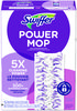 A Picture of product PGC-08188 Swiffer® PowerMop Mopping Pads 5.3 x 15.4, White/Purple, 5 Pads/Box