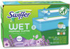 A Picture of product PGC-00743 Swiffer® Sweeper TRAP + LOCK Wet Mop Cloth 8 x 10, White, Lavender Scent, 38/Pack