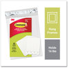 A Picture of product MMM-1720620 Command™ Picture Hanging Strips Removable, Holds Up to 4 lbs per Pair, Large, 0.63 x 3.63, White, 20 Pairs/Pack