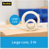 A Picture of product MMM-3850RD Scotch® 3850 Heavy-Duty Packaging Tape with Dispenser, 3" Core, 1.88" x 54.6 yds, Clear, 1/Roll