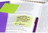 A Picture of product MMM-6003COL Post-it® Transparent Notes Unruled, 2.88" x Assorted Colors, 36 Sheets/Pad, 3 Pads/Pack