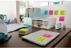 A Picture of product MMM-2027BRT Post-it® Notes Original Cubes 3" x Assorted Bright Colors, 400 Sheets/Cube