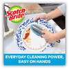 A Picture of product MMM-451U4 Scotch-Brite™ Advanced Soap Control Non-Scratch Dishwand 4 x 11.25, Blue