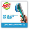 A Picture of product MMM-451U4 Scotch-Brite™ Advanced Soap Control Non-Scratch Dishwand 4 x 11.25, Blue