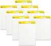 A Picture of product MMM-559VAD8 Post-it® Easel Pads Super Sticky Self-Stick Vertical-Orientation Unruled, 25 x 30, White, Sheets, 8/Pack