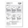 A Picture of product MMM-17024104 Command™ Poster Strips Removable, Holds Up to 1 lb per Pair, Small, 0.63 x 1.75, White, 104/Pack