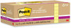 A Picture of product MMM-654R12SSCY Post-it® Notes Super Sticky 100% Recycled Paper 3" x Canary Yelow, 70 Sheets/Pad, 12 Pads/Pack