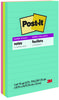 A Picture of product MMM-SPI Scotch™ Post-it® Office Essentials Kit 7 Pads Assorted Super Sticky Notes, 1 Pack Flags, Roll Magic Tape, Super-Hold Scissors