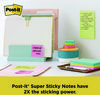 A Picture of product MMM-SPI Scotch™ Post-it® Office Essentials Kit 7 Pads Assorted Super Sticky Notes, 1 Pack Flags, Roll Magic Tape, Super-Hold Scissors