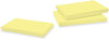 A Picture of product MMM-655R12SSCY Post-it® Notes Super Sticky 100% Recycled Paper 3" x 5", Canary Yellow, 70 Sheets/Pad, 12 Pads/Pack