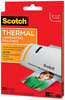 A Picture of product MMM-TP5903100 Scotch™ Laminating Pouches 5 mil, 5" x 7", Clear, 100/Pack