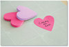 A Picture of product MMM-7350HRT Post-it® Notes Die-Cut Heart Shaped Notepads 3" x Pink/Purple, 75 Sheets/Pad, 2 Pads/Pack