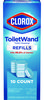 A Picture of product CLO-31620 Clorox® Disinfecting ToiletWand™ Refills Refill Heads, Blue/White, 10/Pack, 6 Packs/Carton