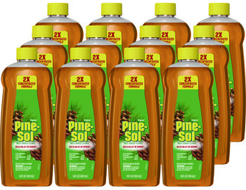 Pine-Sol® Multi-Surface Cleaner Disinfectant Concentrated Pine Scent, 14 oz Bottle, 12/Carton