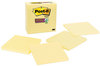 A Picture of product MMM-70005166353 Post-it® Notes Super Sticky Pads in Canary Yellow Note Ruled, 4" x 90 Sheets/Pad, 4 Pads/Pack