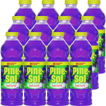 Pine-Sol® Multi-Surface Cleaner Concentrated Lavender Clean, 24 oz Bottle, 12/Carton