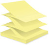 A Picture of product MMM-R330R6SSCY Post-it® Notes Super Sticky 100% Recycled Paper 3" x Canary Yellow, 70 Sheets/Pad, 6 Pads/Pack