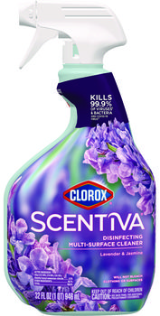 Clorox® Scentiva™ Disinfecting Multi-Surface Cleaner Lavender and Jasmine, 32 oz Spray Bottle