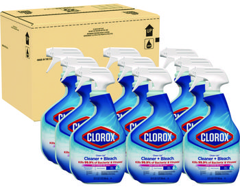 Clorox® Clean-Up® Cleaner + Bleach 32 oz Spray Bottle, Rain Clean Scent, 9/Carton