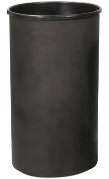 Witt Round Rigid Can Liner. 35 gal. 18.5 X 32.5 in. Black.