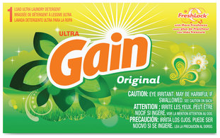 Gain® Powder Laundry Detergent Original Scent, 1.8 oz Box, 156 Boxes/Carton