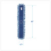 A Picture of product BWK-1148 Boardwalk® Cotton/Synthetic Looped-End Dust Mop Head. 48 X 5 in. Blue.