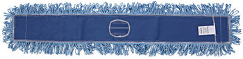 Boardwalk® Cotton/Synthetic Looped-End Dust Mop Head. 48 X 5 in. Blue.