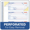 A Picture of product ABF-SC1182 Adams® TOPS™ Money/Rent Receipt Book Two-Part Carbon, 7 x 2.75, 4 Forms/Sheet, 200 Forms Total