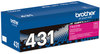 A Picture of product BRT-TN431M Brother TN431BK, TN431C, TN431M, TN431Y Toner Cartridge 1,800 Page-Yield, Magenta