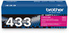 A Picture of product BRT-TN433M Brother TN433BK, TN433C,TN433M, TN433Y Toner TN433M High-Yield 4,000 Page-Yield, Magenta