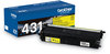 A Picture of product BRT-TN431Y Brother TN431BK, TN431C, TN431M, TN431Y Toner Cartridge 1,800 Page-Yield, Yellow