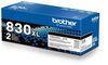 A Picture of product BRT-TN830XL2 Brother TN830XL High Yield Black Toner High-Yield 3,000 Page-Yield, 2/Pack